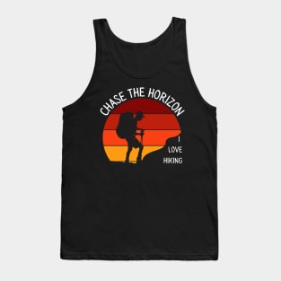 Chase The Horizon I Love Hiking Nature Outdoor Tank Top